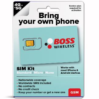 BOSS Wireless SIM J-Hook (100 Pack)